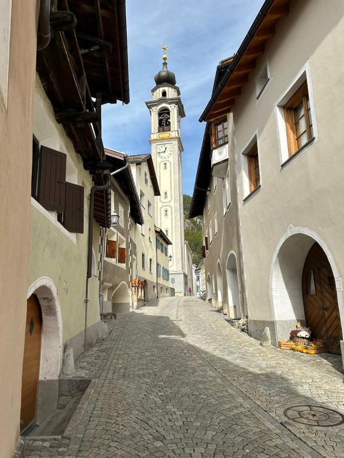 Weisses Kreuz - Crusch Alva Bed & Breakfast Samedan Exterior foto