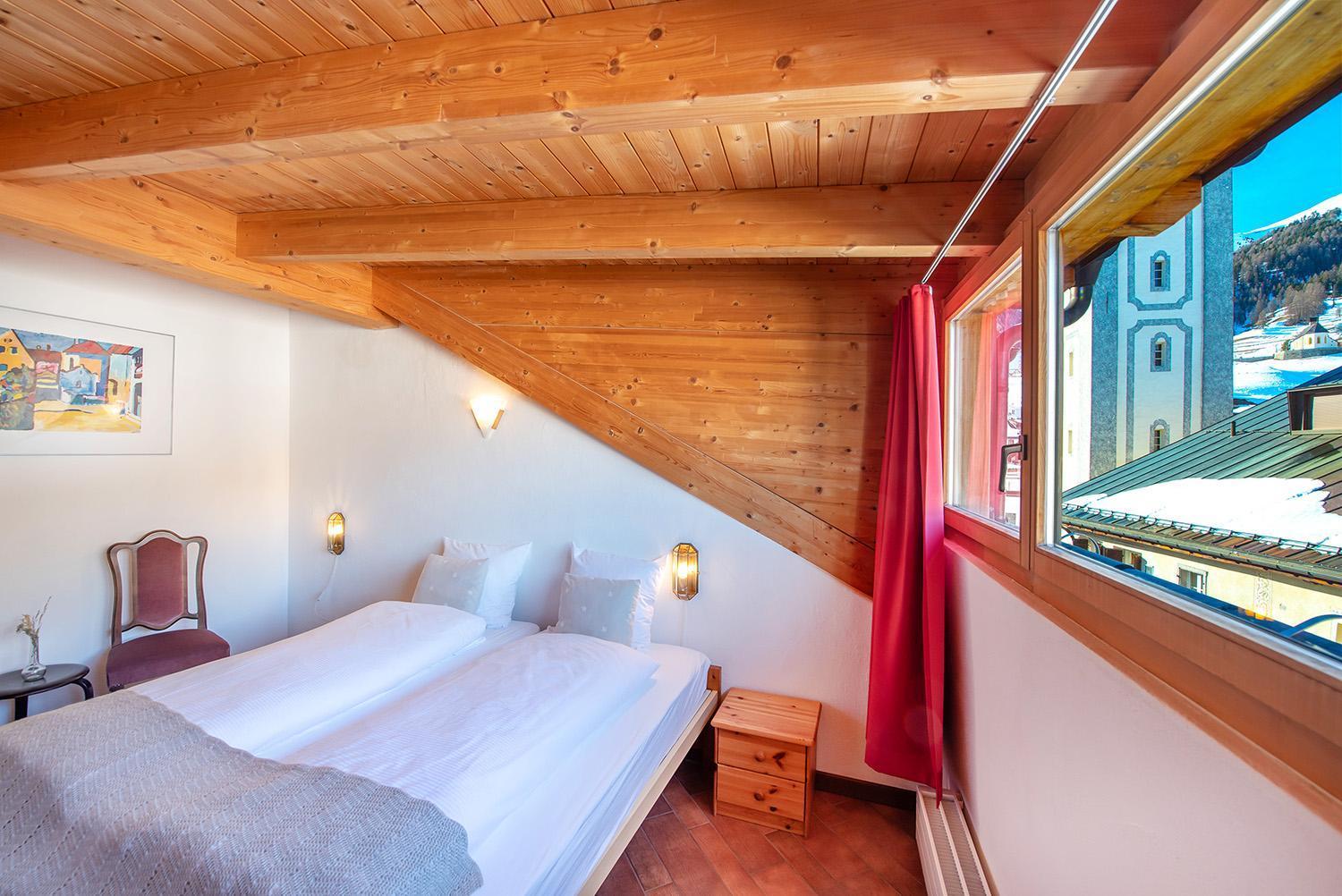 Weisses Kreuz - Crusch Alva Bed & Breakfast Samedan Exterior foto